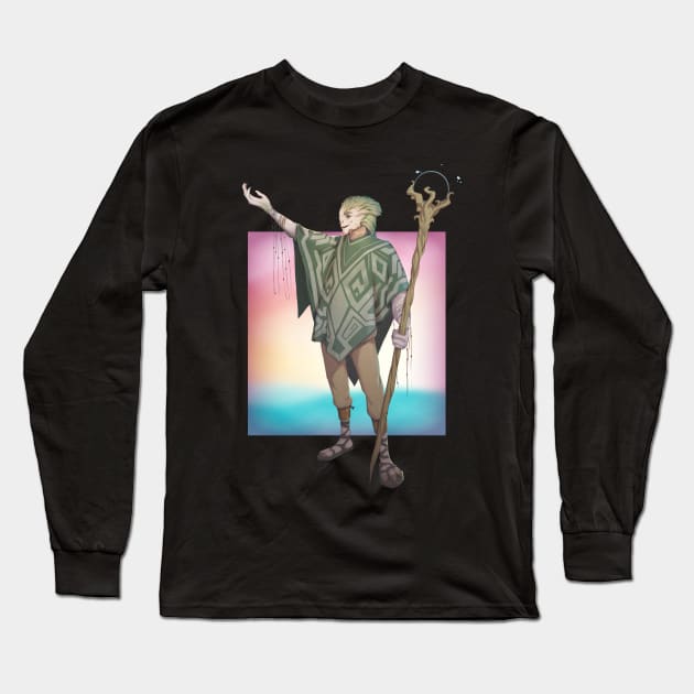 Nezrah Kaziel Long Sleeve T-Shirt by The d20 Syndicate